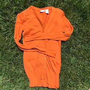 ❤️4 FOR $10 SALE❤️ Orange Cardigan